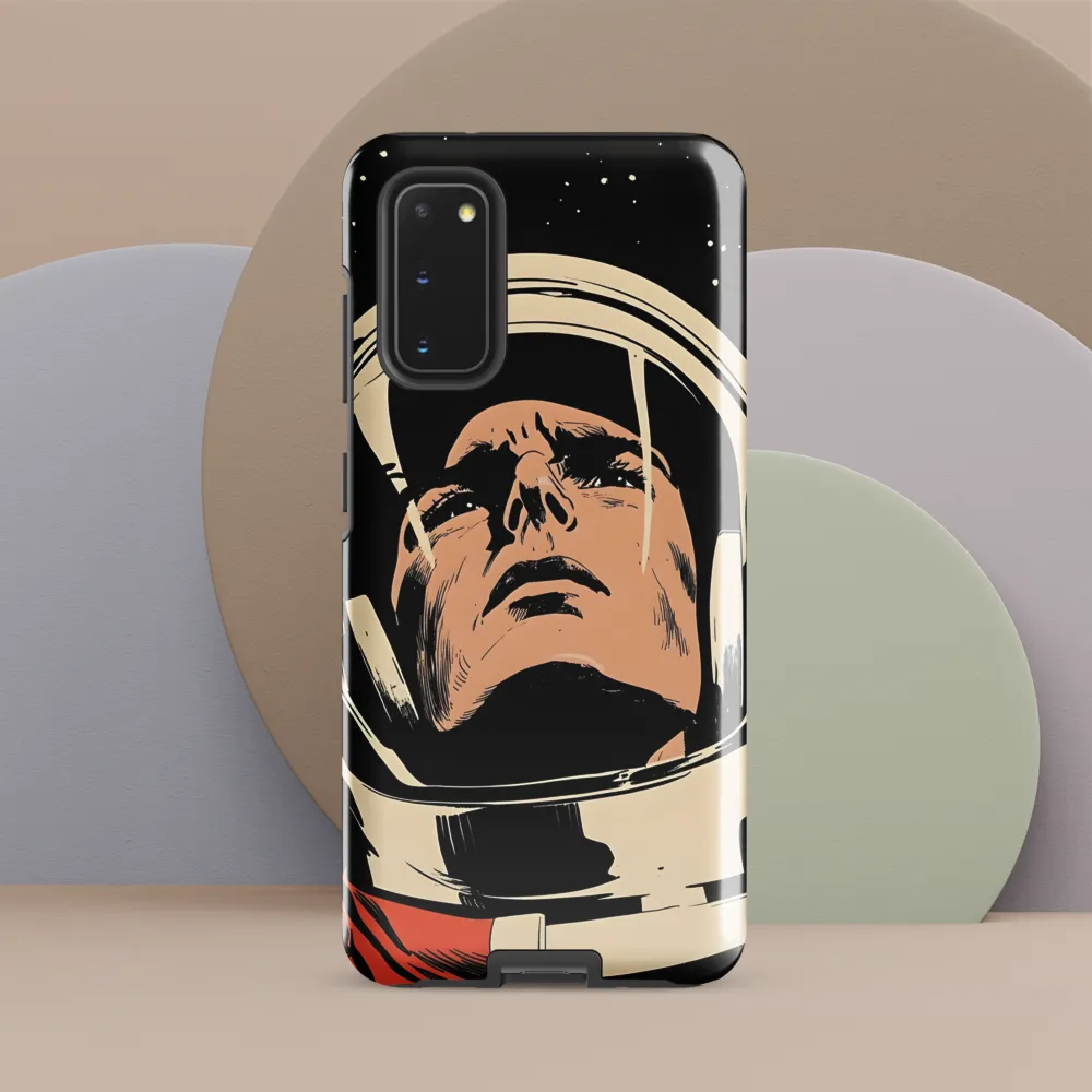 Gaze of the Astronaut | Phone Case |  S20 | Tough Case | Glossy