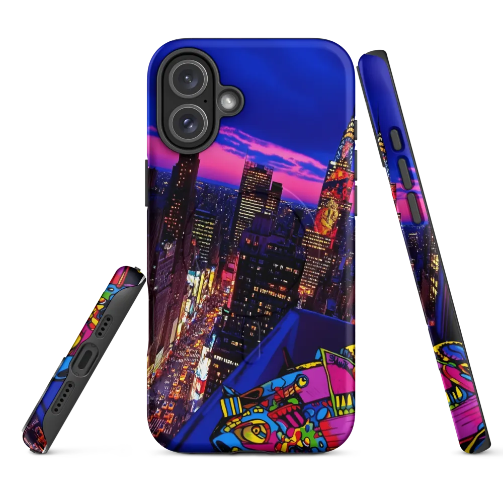 Neon Twilight: A City in Vibrance