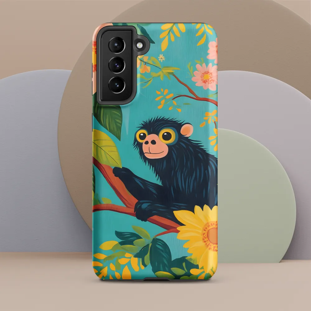 Joyful Encounter in a Floral Paradise