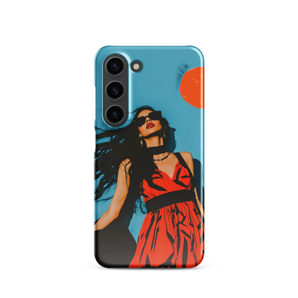Turquoise Sun — Woman in Red Dress