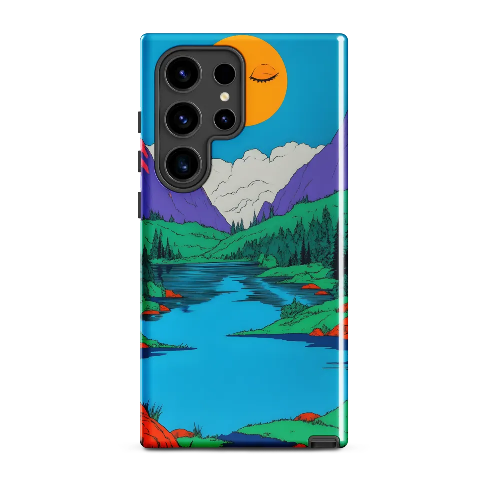 Whimsical Serenity in Vibrant Colors
