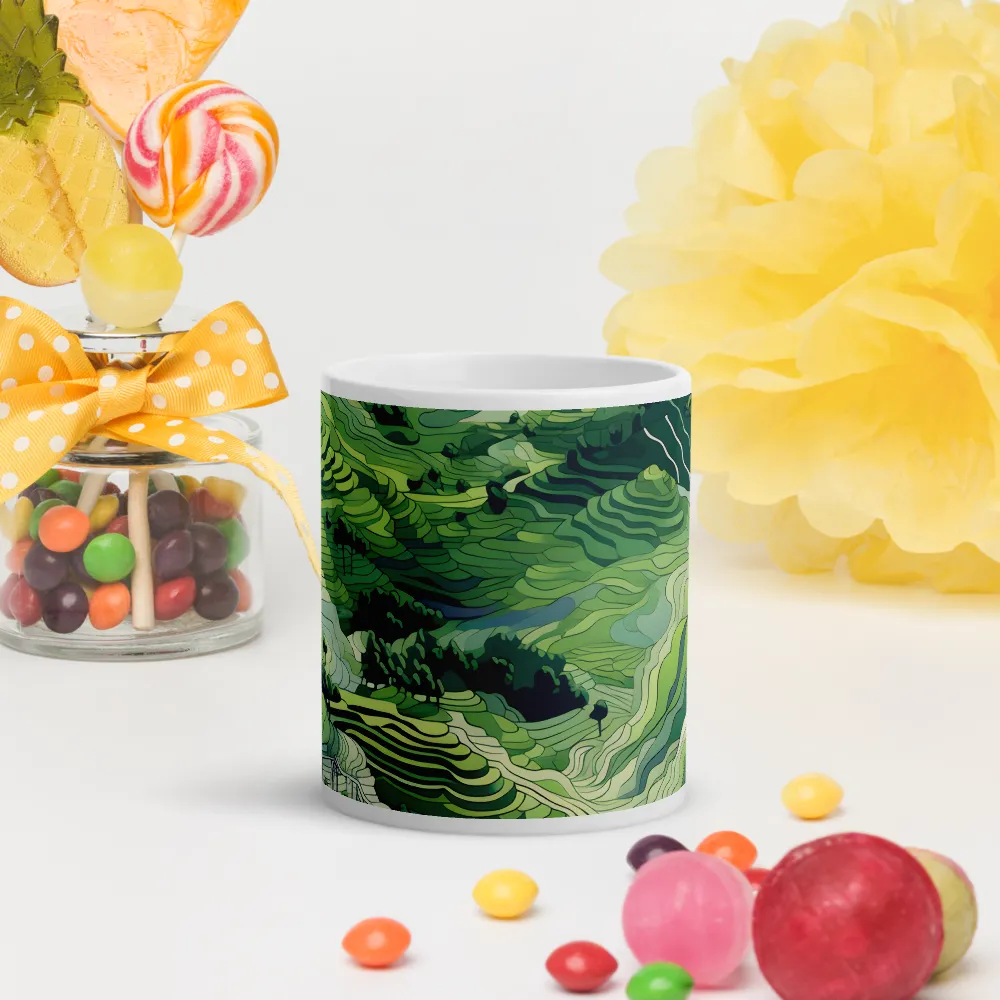 Harmony of the Lush Landscape | Mugs | Multiple Sizes & Colors