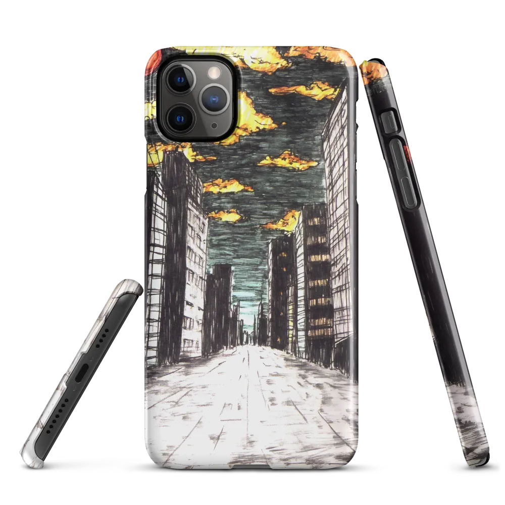 Eclipsed Cityscape | Phone Case |  11 Pro Max | Snap Case | Glossy