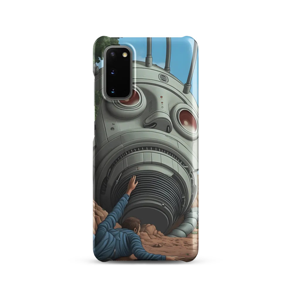 The Descent into Technological Abyss | Phone Case |  S20 | Snap Case | Matte