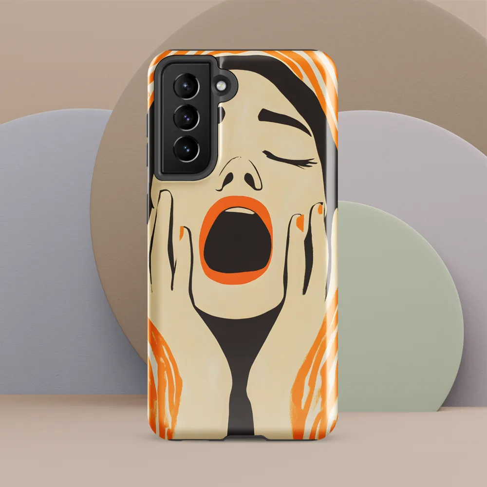 Echoes of Despair | Phone Case |  S21 FE | Tough Case | Glossy