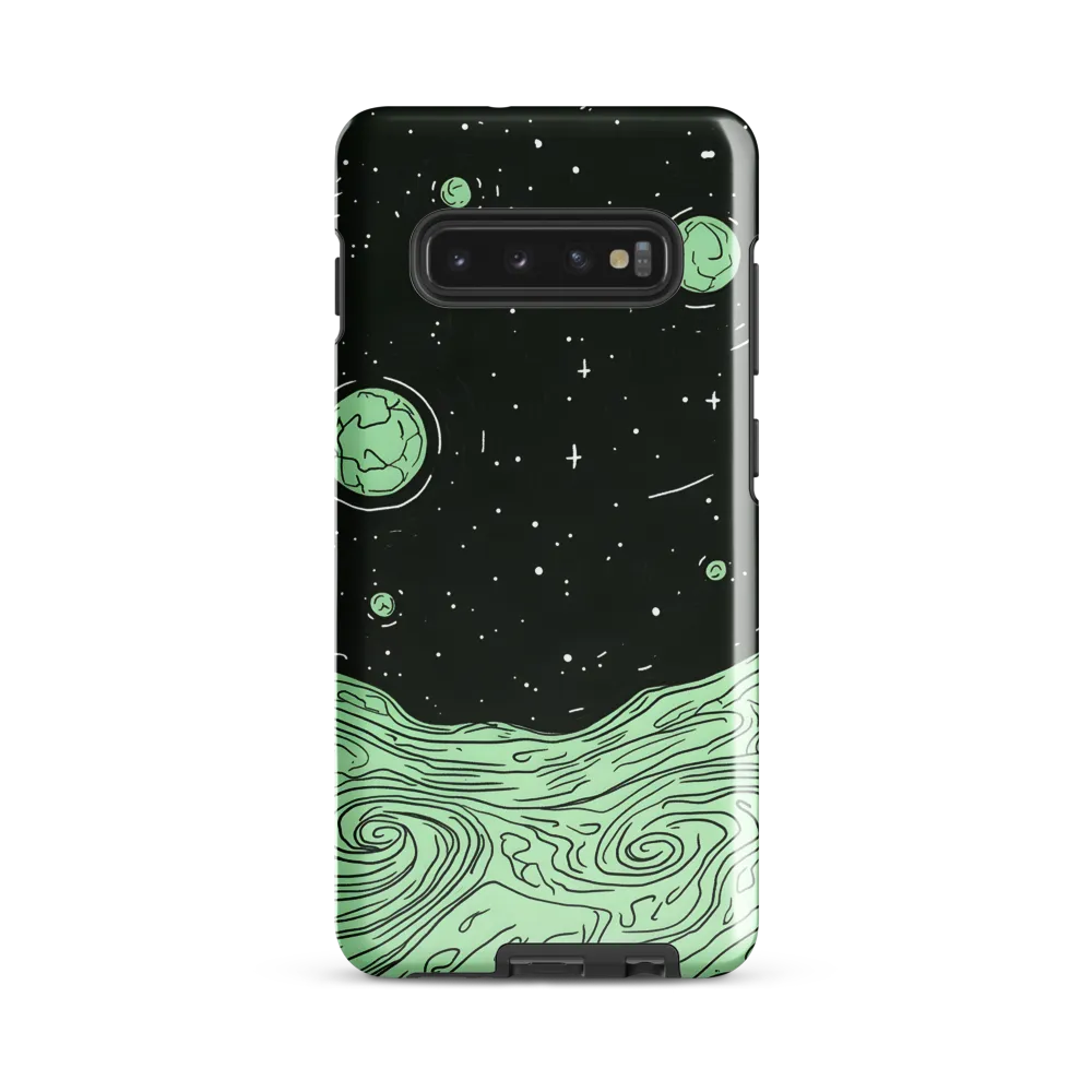 Celestial Waves | Phone Case |  S10 Plus | Tough Case | Glossy