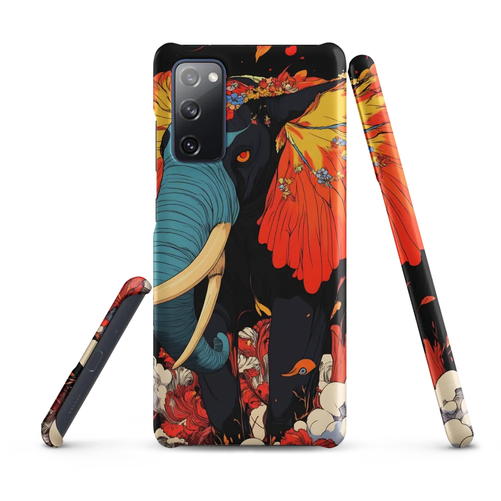 Majesty of the Floral Elephant | Phone Case |  S20 FE | Snap Case | Matte