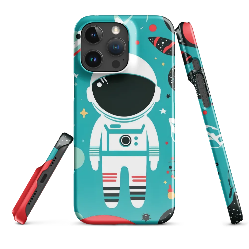Whimsical Astronaut in Cosmic Wonderland