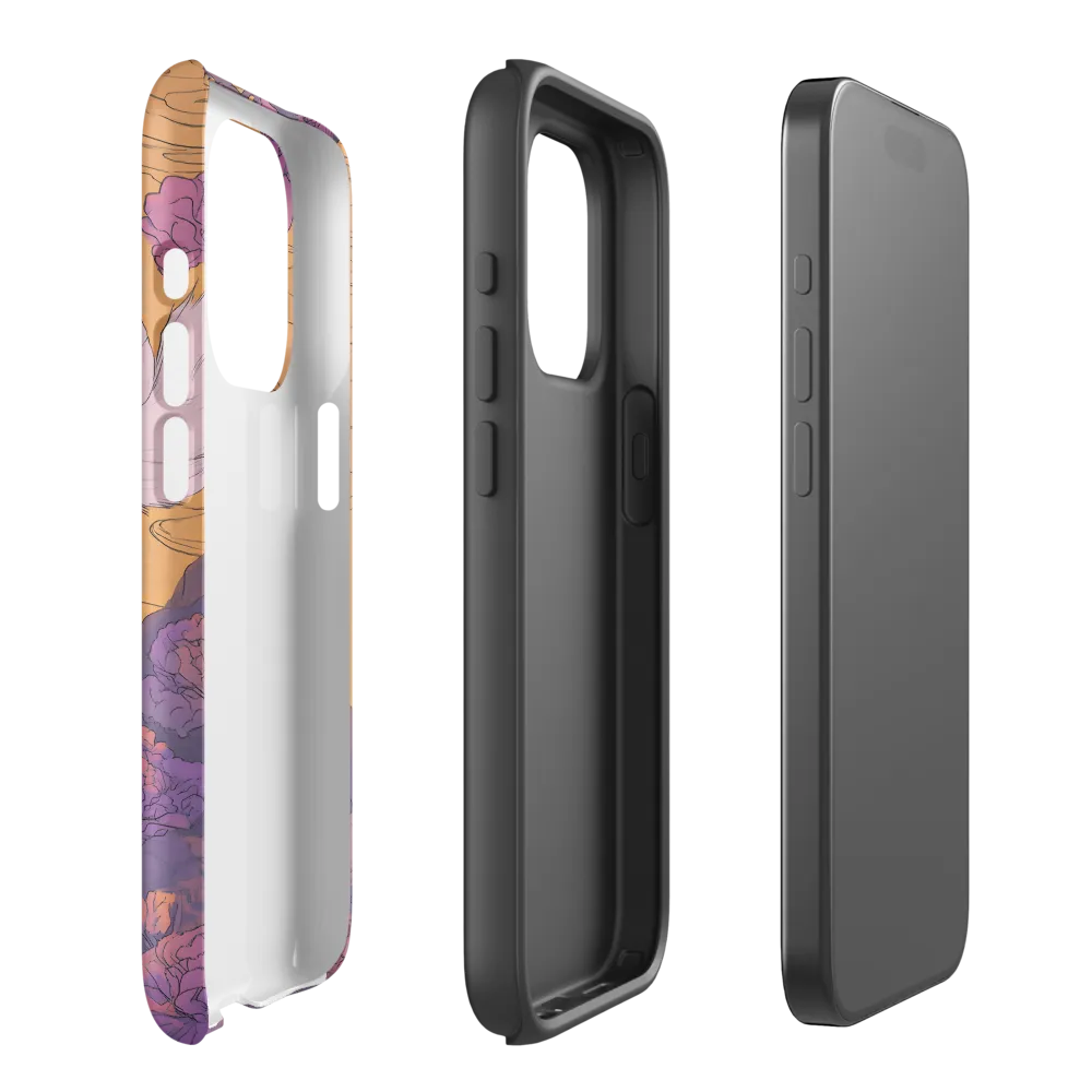 Whispers of the Violet Dawn | Phone Case |  15 Pro | Tough Case | Matte