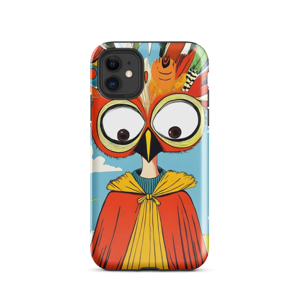 A Whimsical Encounter: The Owl-Human Fusion