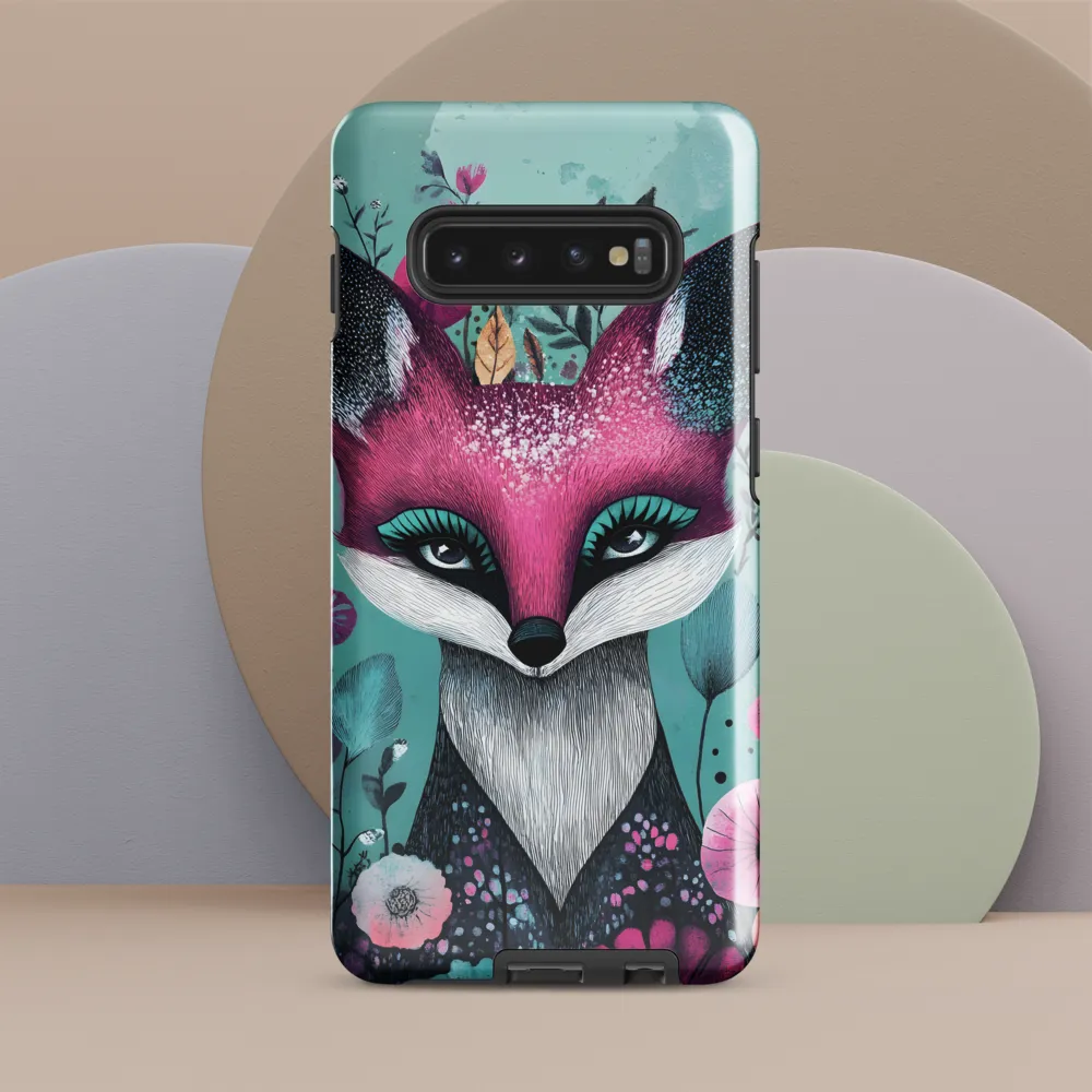 Whimsical Fox Among Blossoms | Phone Case |  S10 Plus | Tough Case | Glossy