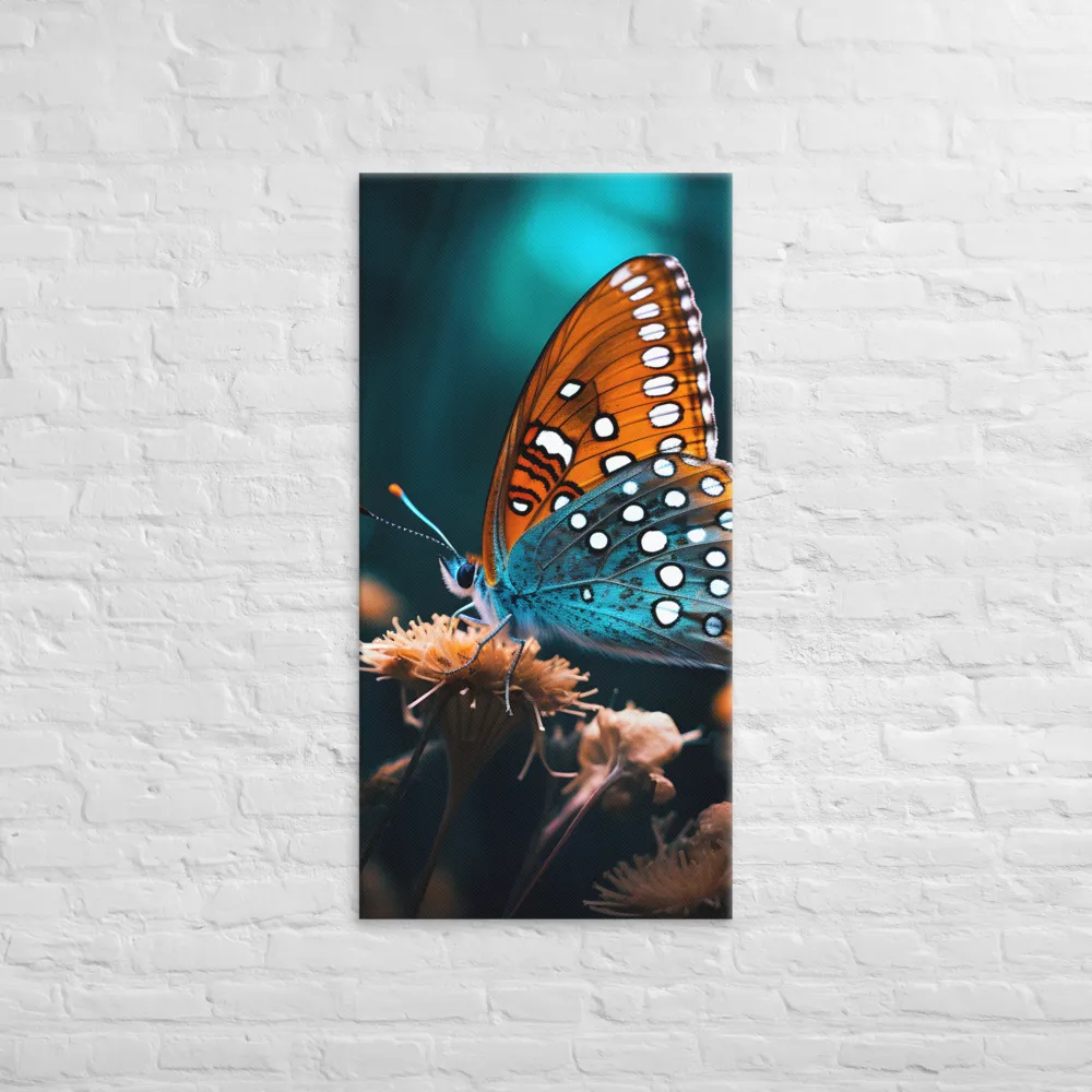 Whispers of Color: The Butterfly's Embrace