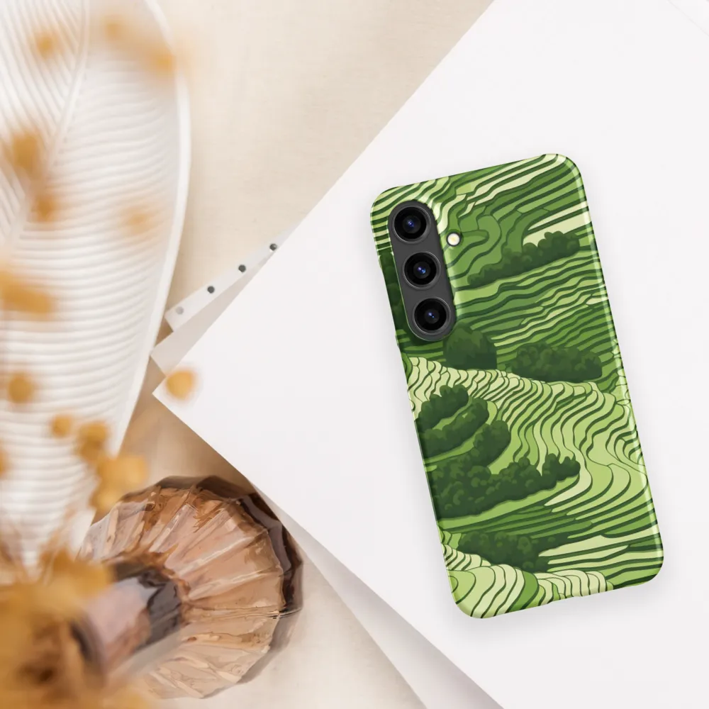 Waves of Green: An Abstract Landscape