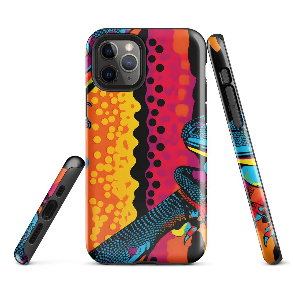 Colorful Encounters: The Playful Geckos