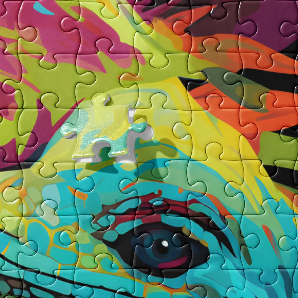 Vibrant Reptilian Harmony | Jigsaw Puzzle | 252 pieces