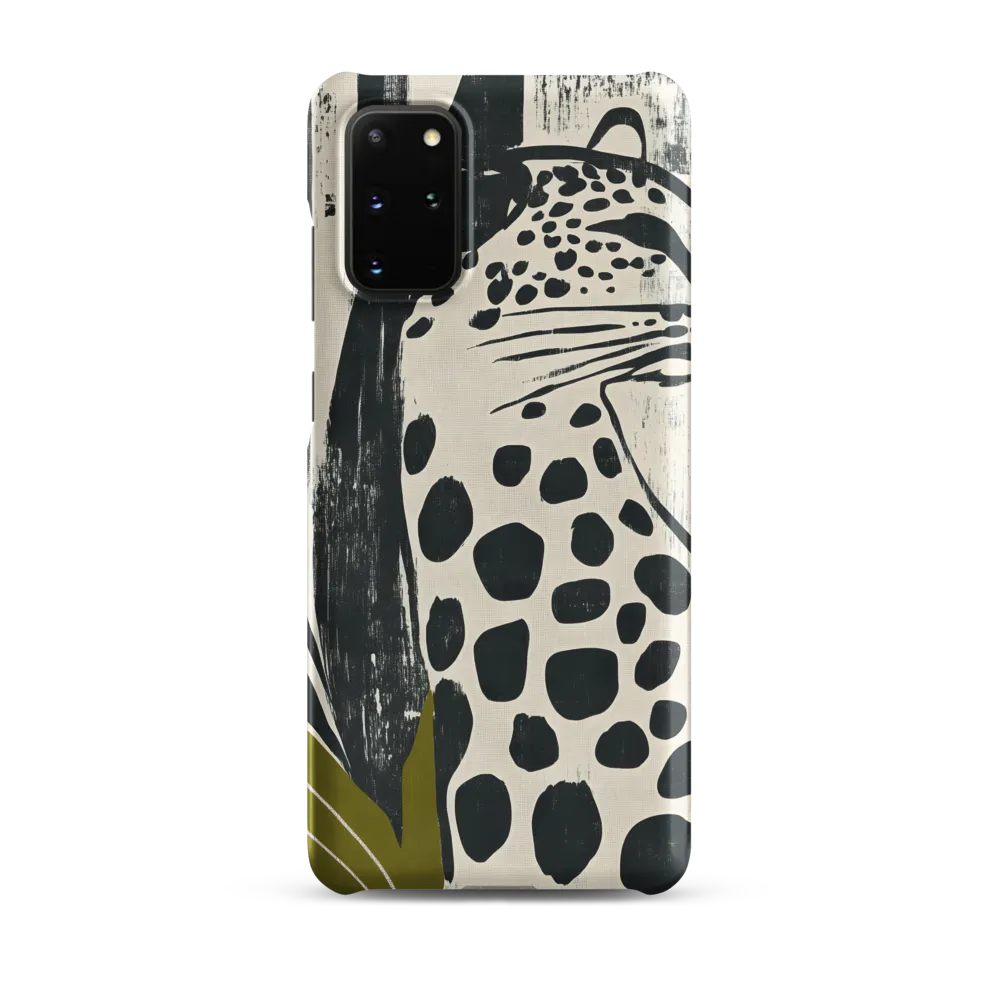 Leopard in Silhouette: A Modern Appeal | Phone Case |  S20 Plus | Snap Case | Matte