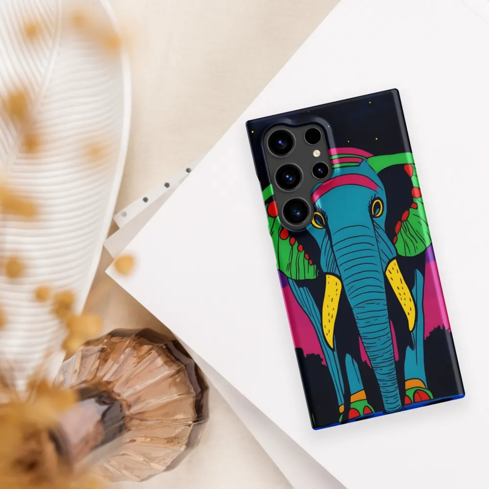 Whimsical Majesty: The Vibrant Elephant
