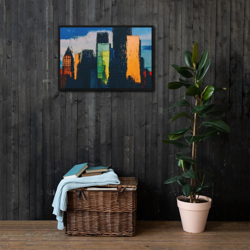 Reflections of Tranquility | Canvas with Black Frame | 20″×30″