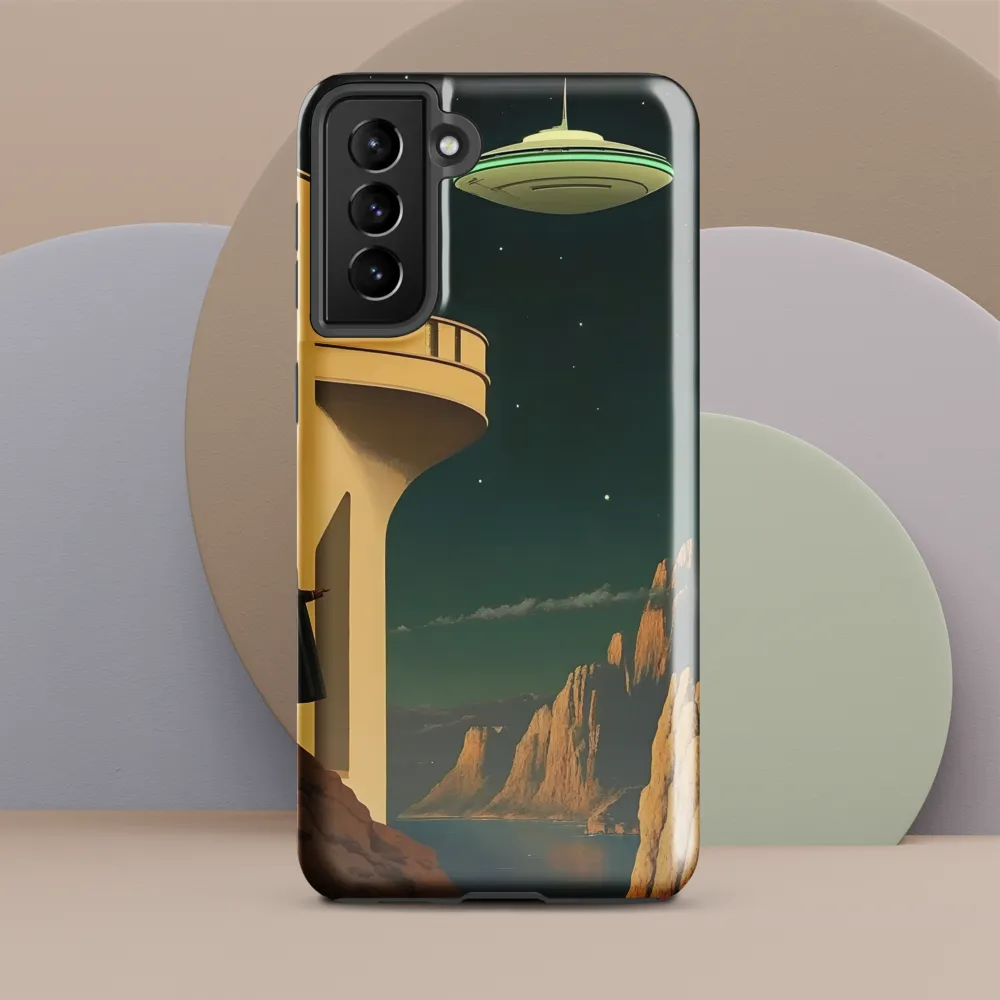 Encountering the Unknown | Phone Case |  S21 Plus | Tough Case | Glossy