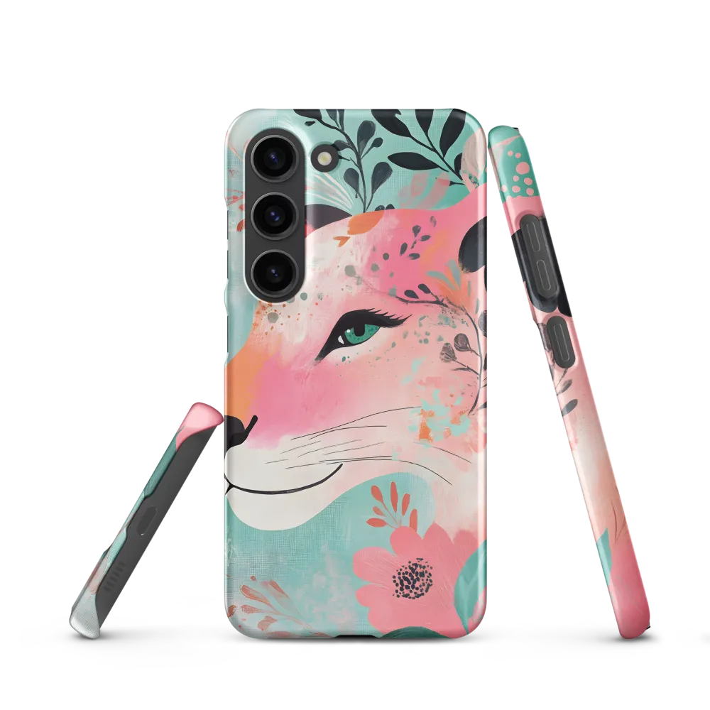 Whimsical Majesty: A Floral Lion