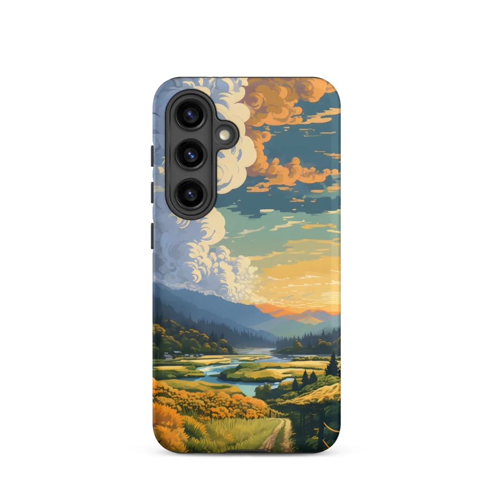 Tranquil Valley at Dusk
