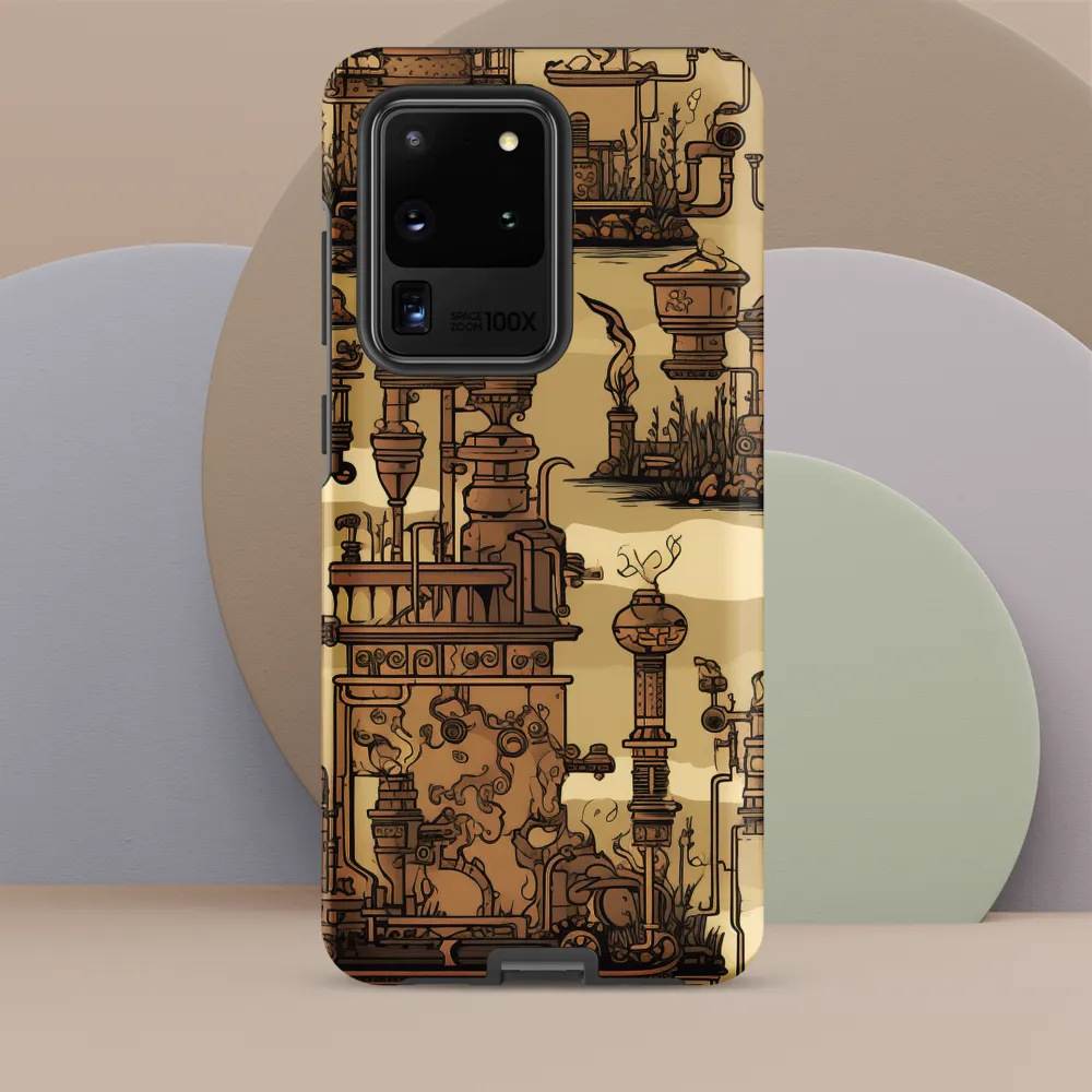 Whimsical Industrial Landscape | Phone Case |  S20 Ultra | Tough Case | Matte