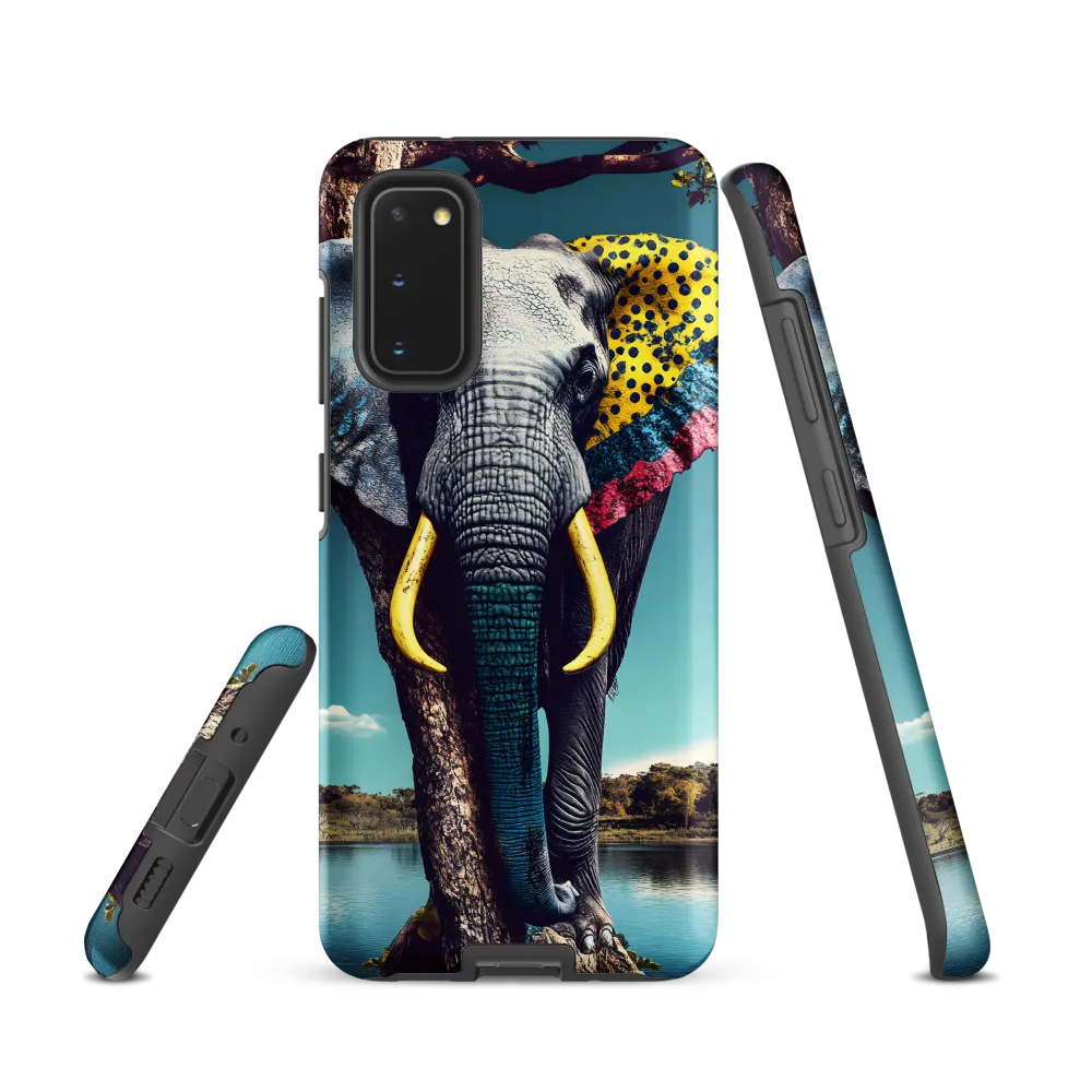 Playful Elegance: The Surreal Elephant