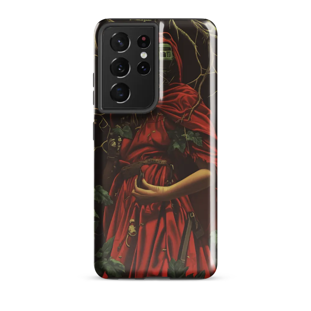 The Enigmatic Cloaked Traveler | Phone Case |  S21 Ultra | Tough Case | Glossy