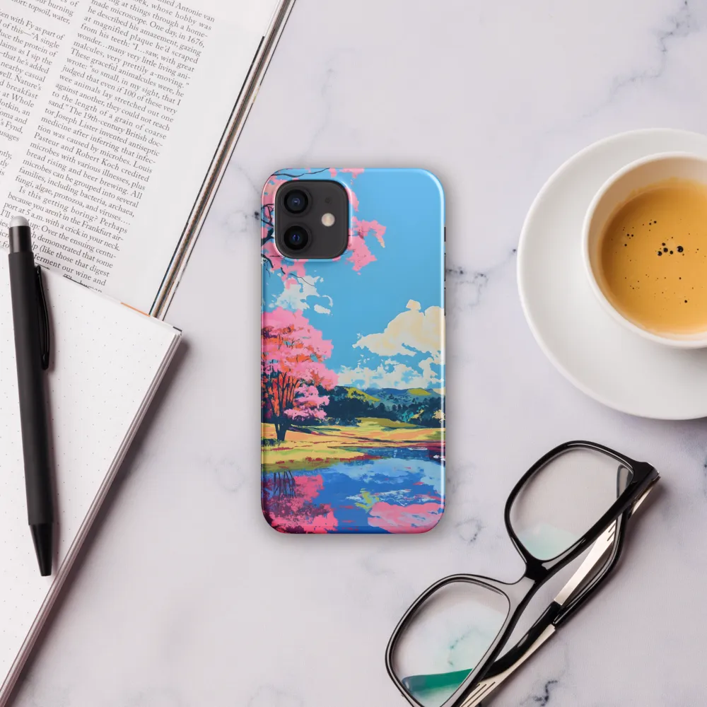 Reflections of a Pink Dreamscape | Phone Case |  12 | Snap Case | Glossy