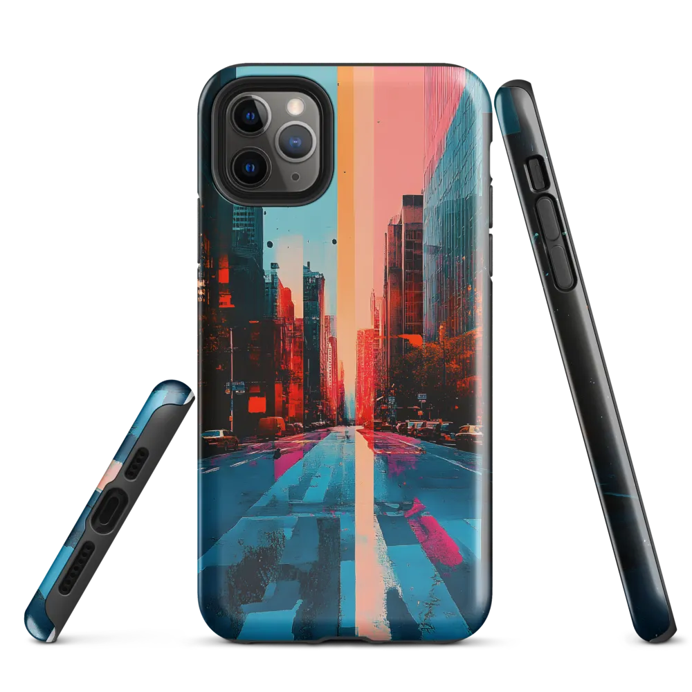 Urban Symphony: A Surreal Encounter | Phone Case |  11 Pro Max | Tough Case | Glossy