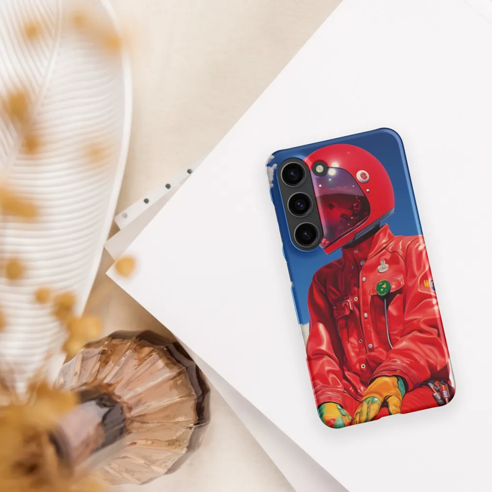 Astronaut in Crimson