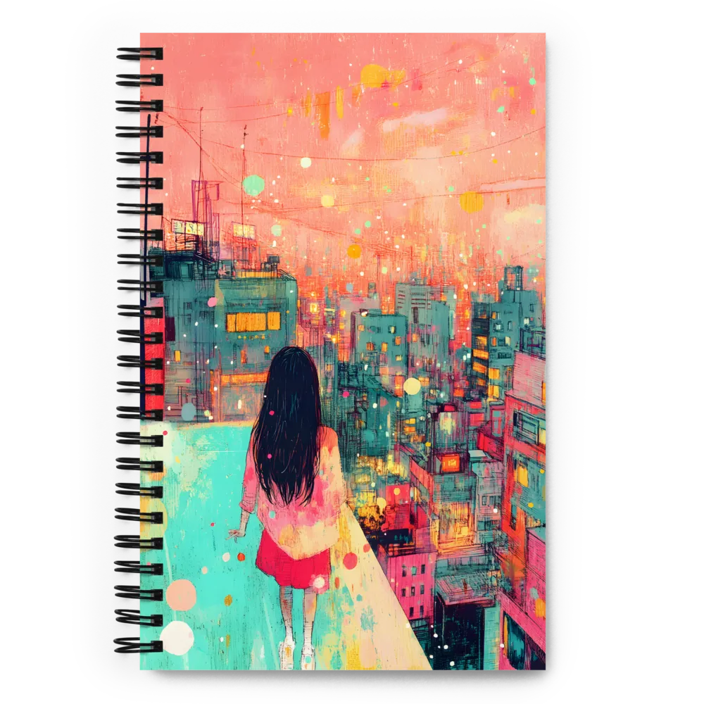 Serenity Above the City | Spiral Notebook