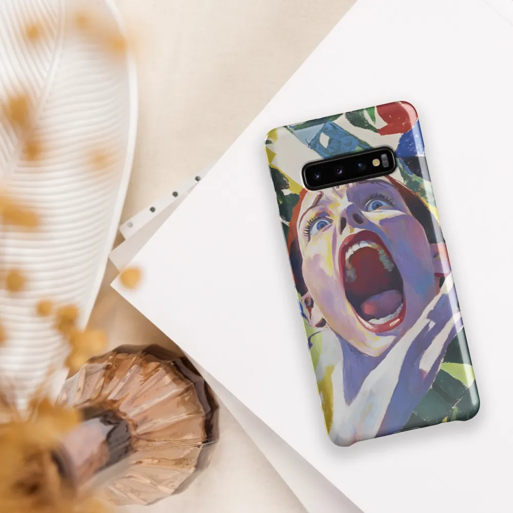 The Cry of Anguish | Phone Case |  S10 Plus | Snap Case | Glossy