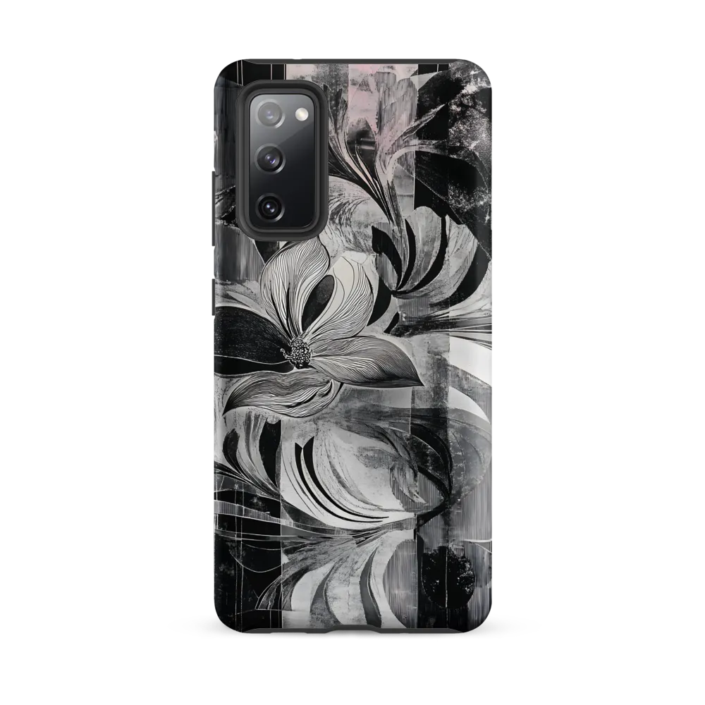 Floral Fusion in Monochrome
