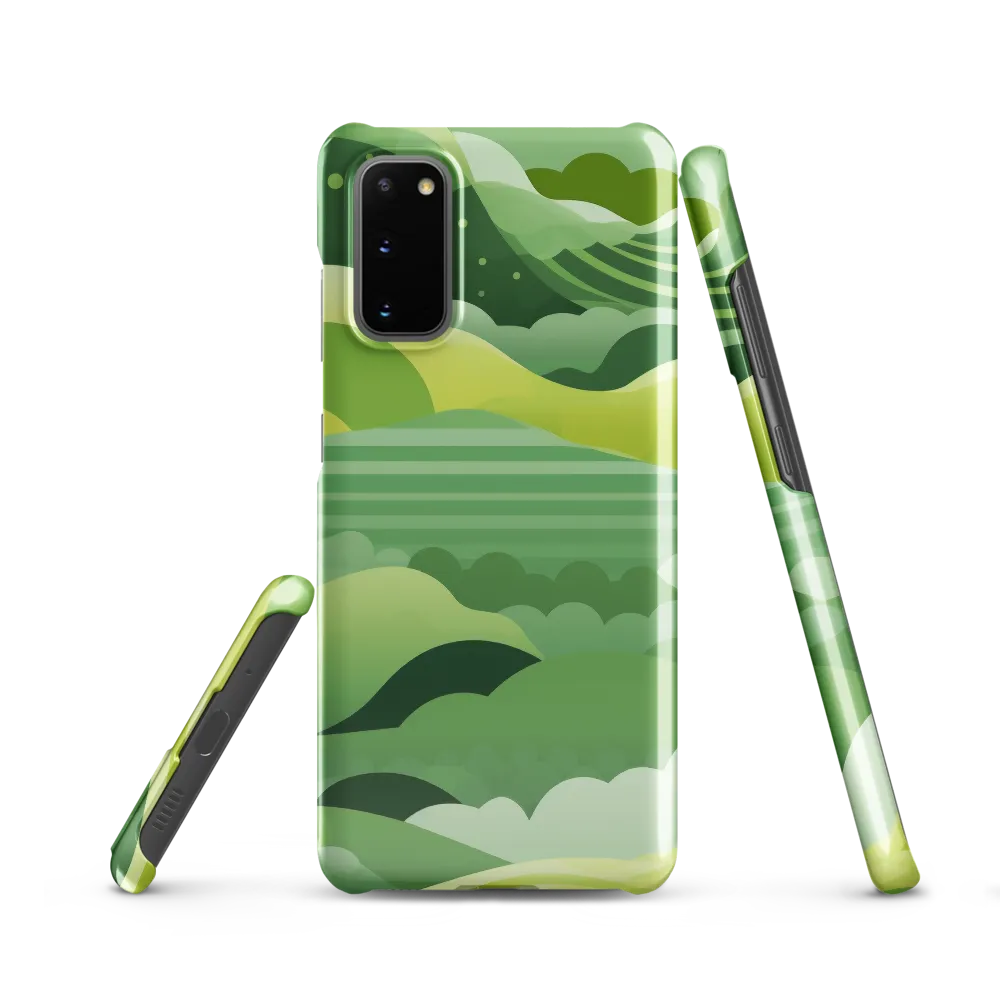 Tranquility in Green Waves