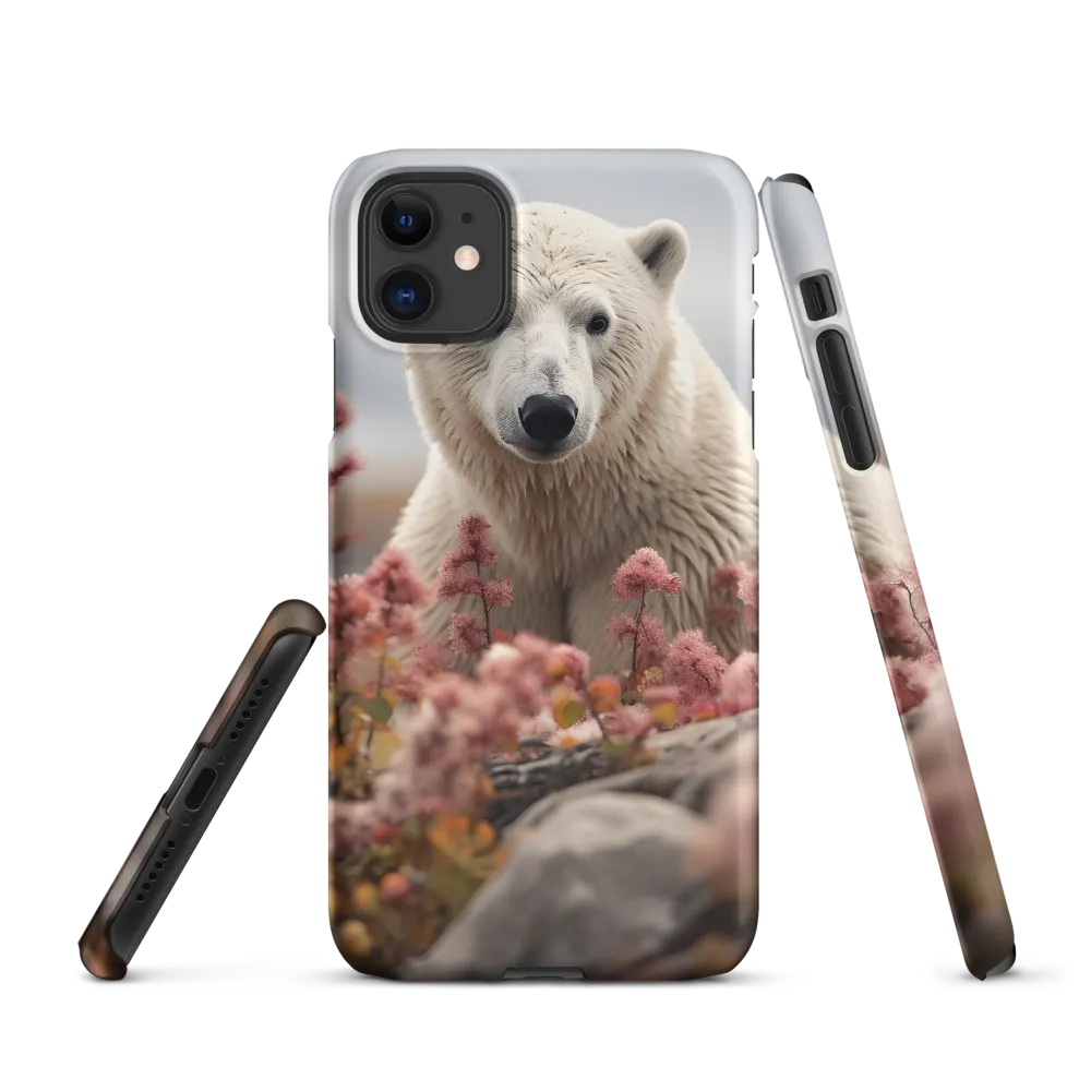 Curiosity Among Blooms: The Polar Bear