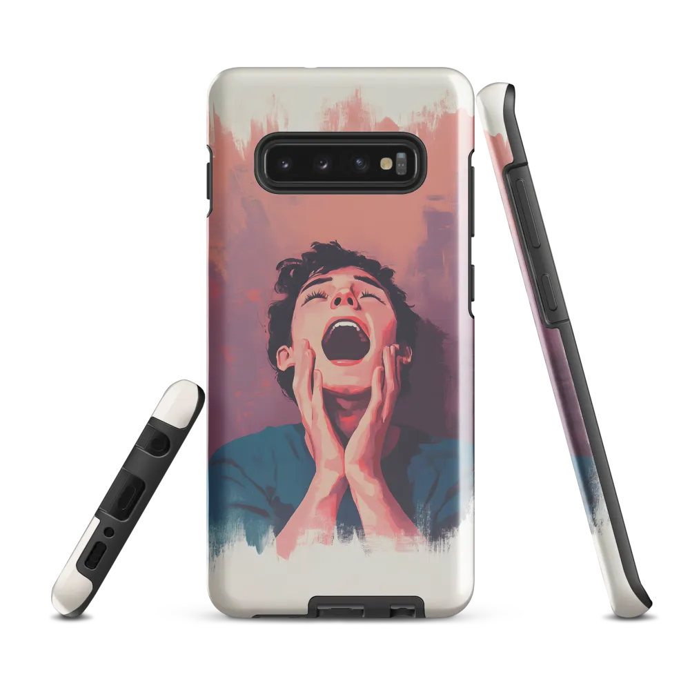 The Silent Scream | Phone Case |  S10 Plus | Tough Case | Glossy