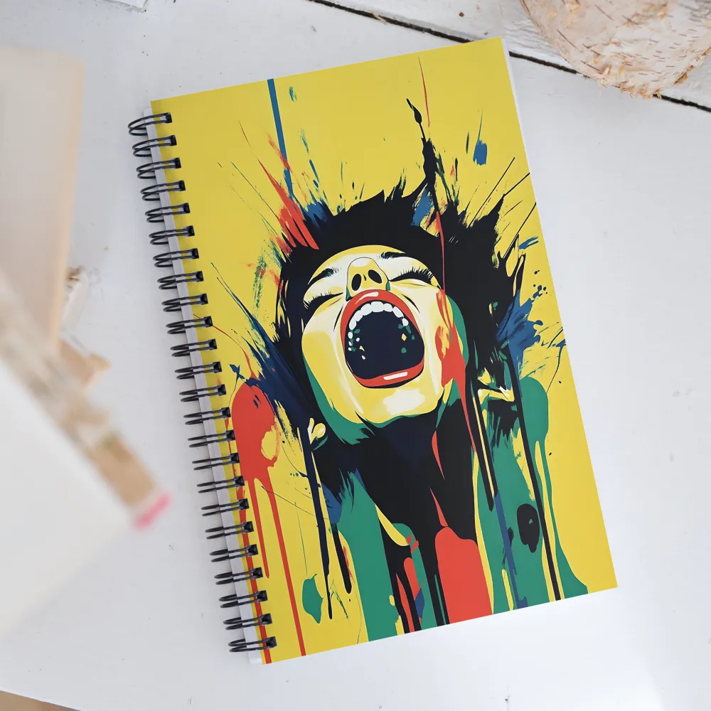 Eruption of Emotion | Spiral Notebook