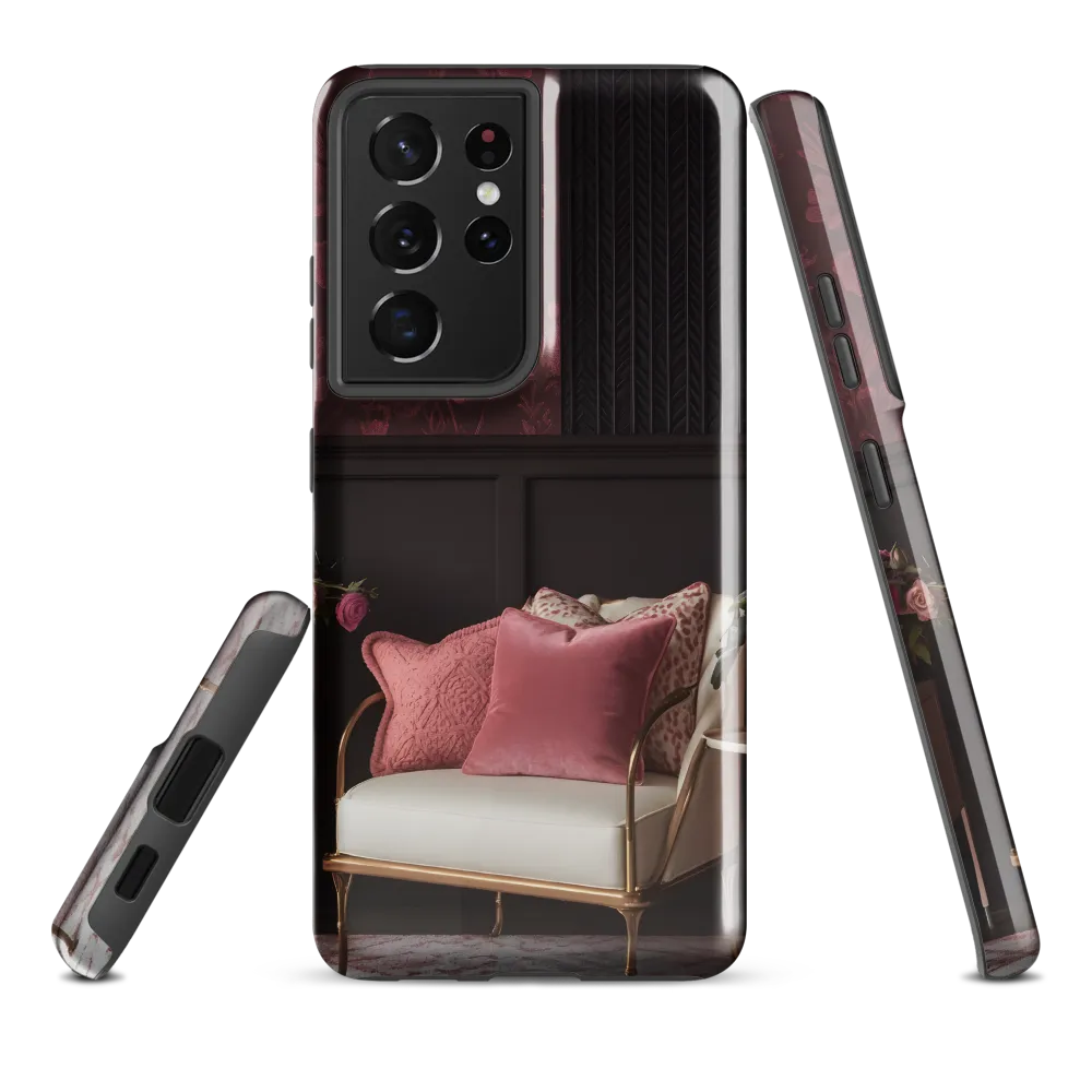 Elegance in Contrast: A Modern Interior Design | Phone Case |  S21 Ultra | Tough Case | Glossy