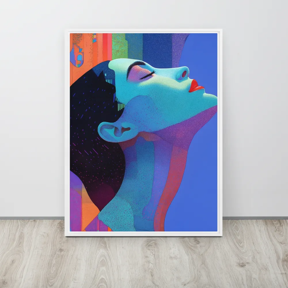 Ethereal Reverie | Canvas with White Frame | 24″×32″