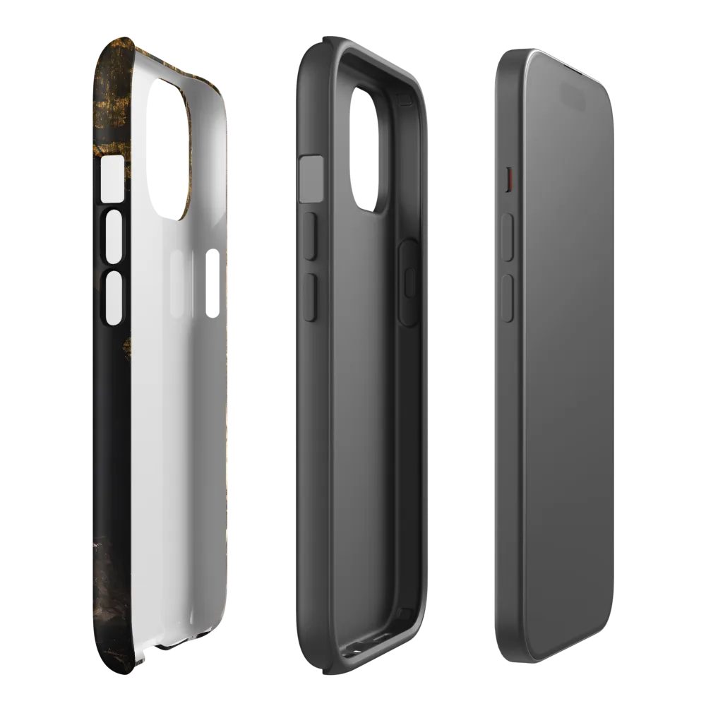Golden Elegance: A Modern Profile Portrait