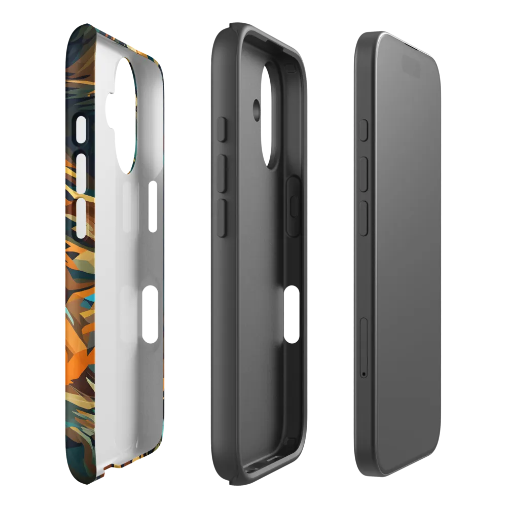 Wild Symphony: Abstract Tigers | Phone Case |  16 | Tough Case | Matte