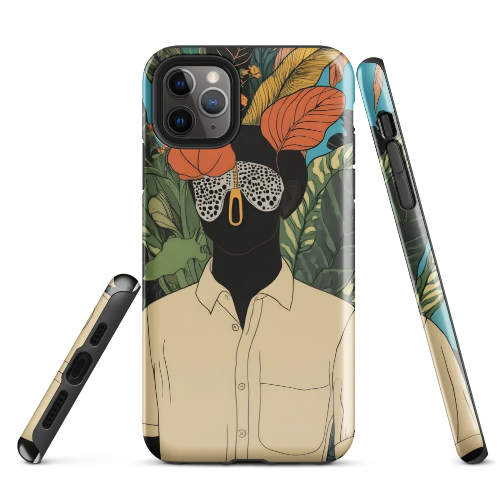 Enigmatic Flora: A Modern Portrait | Phone Case |  11 Pro Max | Tough Case | Glossy