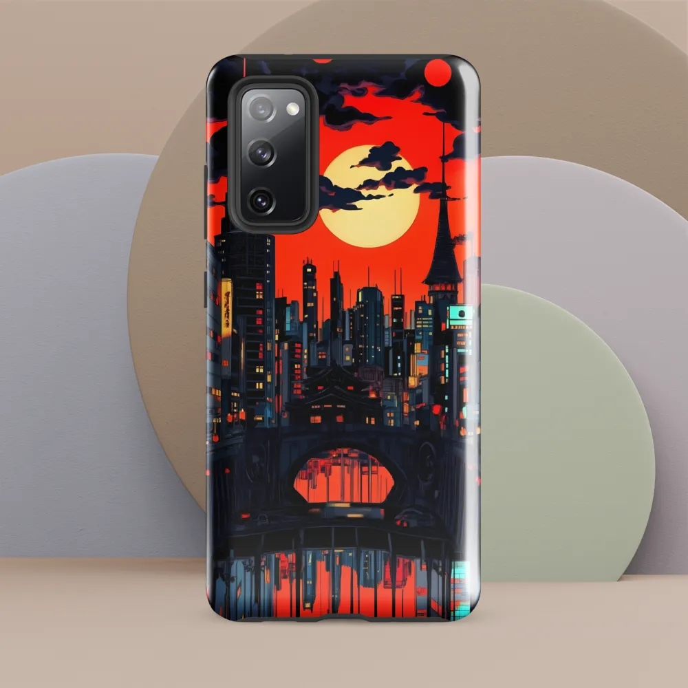 Nightfall in a Neon City