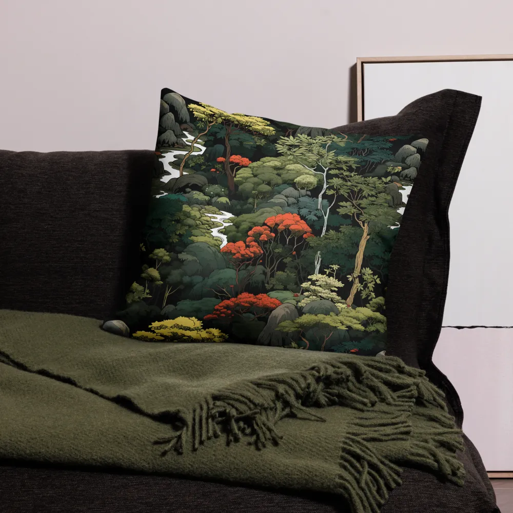 Whispers of the Forest | Pillow | 22″×22″