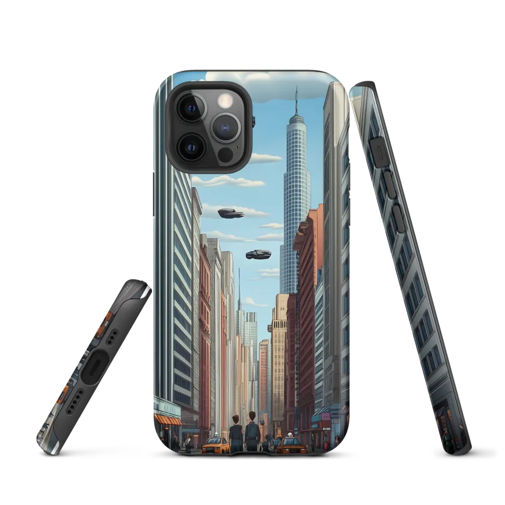 Futuristic Stroll through the Urban Skyline
