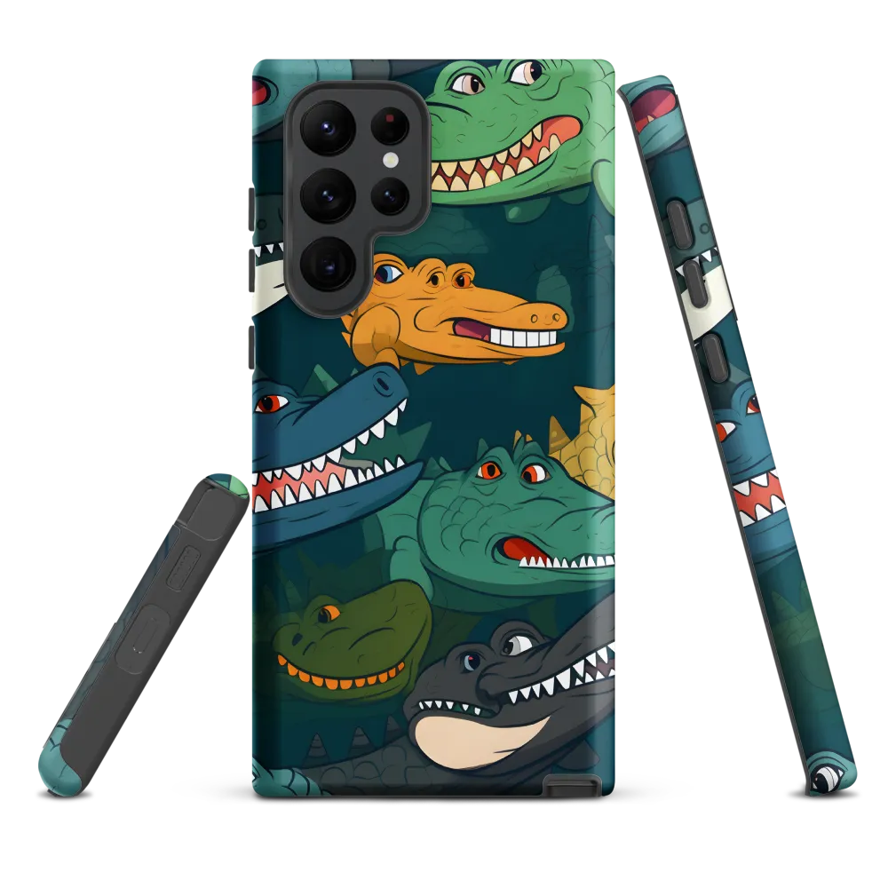Cheerful Crocodilian Parade