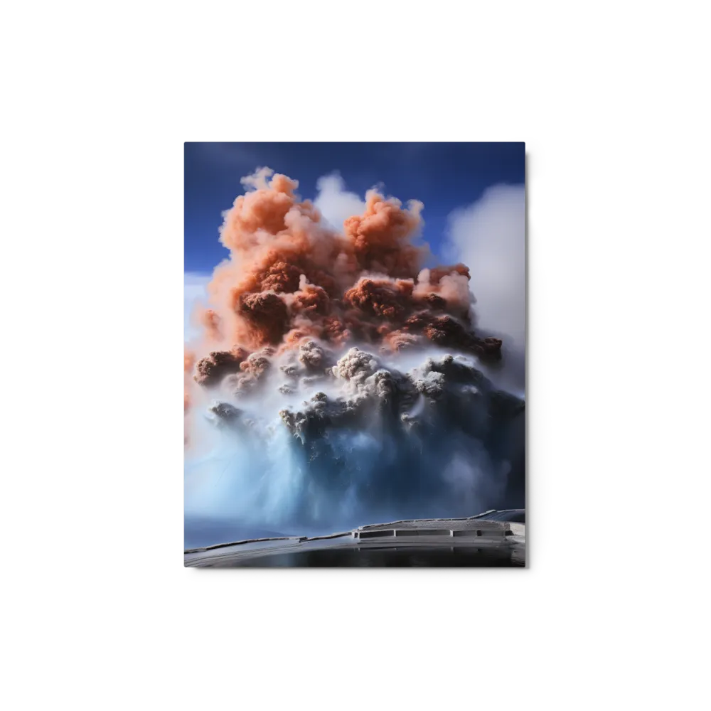 Eruption of Elements | Metal Print | 8″×10″