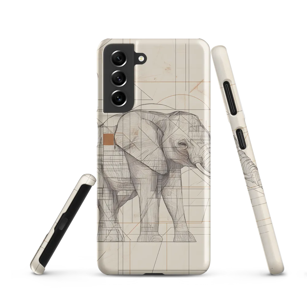 Geometric Elegance: The Steel Elephant