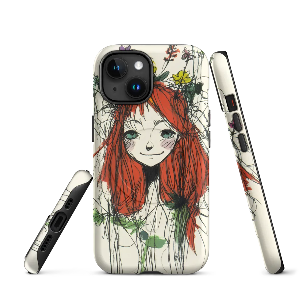 Whimsical Floral Portrait